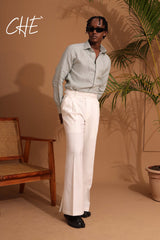 Striped Full Sleeve Single Cuff Classic Fit Remi Cotton Shirt