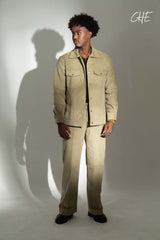 Relaxed fit corduroy jacket