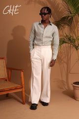 Striped Full Sleeve Single Cuff Classic Fit Remi Cotton Shirt