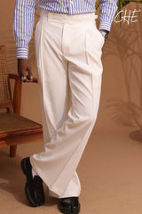 High-waisted, wide-leg pleated Baggy Gurkha Pant with side-tab adjusters